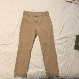 Old Navy Women's Tan Straight Leg Pants